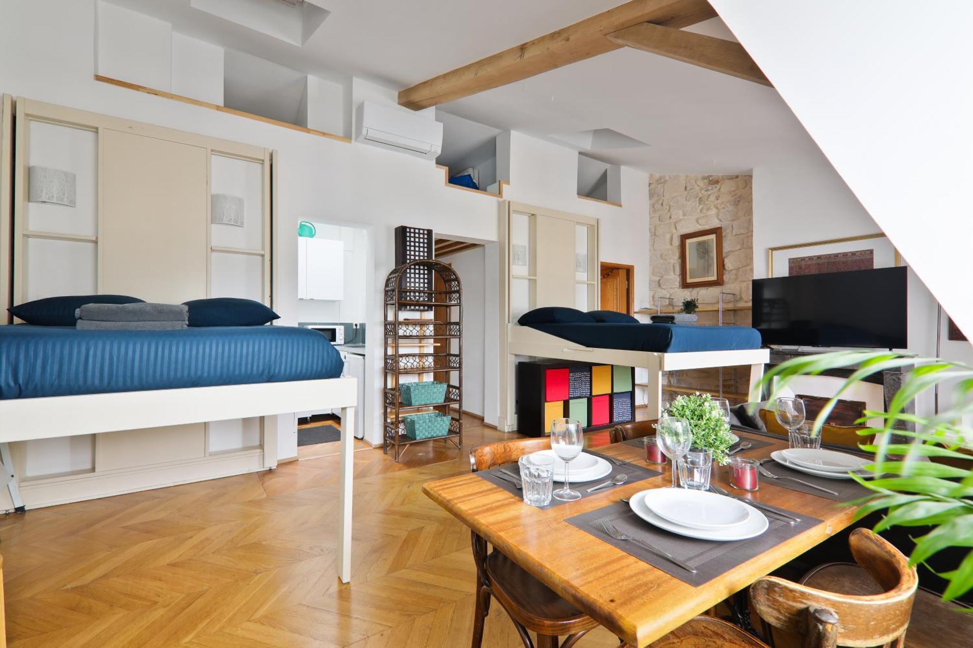 Studio Appartement Quartier Pantheon 3 Free Netflix Párizs Kültér fotó